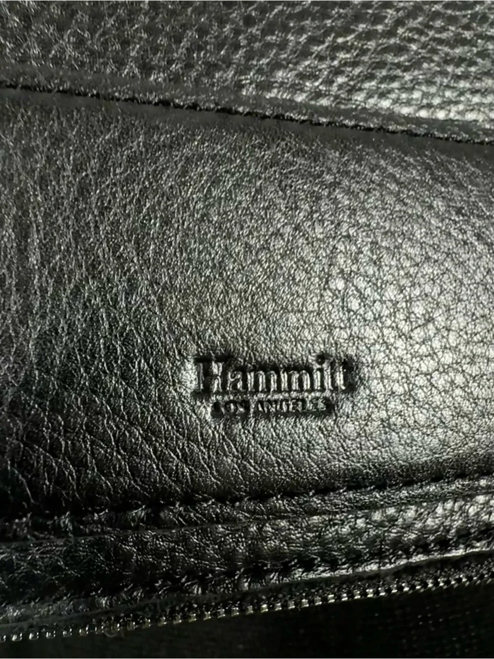 Hammitt Ryan Medium Black Leather Crossbody Bag